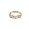 Round Natural 5 Stone Diamond Ring 1.00 Ct