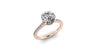 Collar Cathedral Natural Diamond Ring