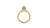Collar Cathedral Natural Diamond Ring