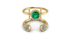 Esméralda Double Band Cuff Ring