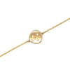 Baladi Diamond Disc Charm Bracelet