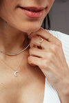 Positano Moon Ring