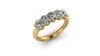 Oval Lab-Grown 5-Stone Diamond Ring