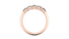 Oval Lab-Grown 5-Stone Diamond Ring