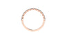 Single Prong Semi-Pave Natural Diamond Ring