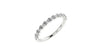 Single Prong Semi-Pave Natural Diamond Ring