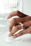 Intertwined Natural Diamond Ring